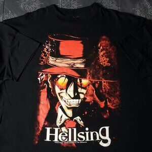 Vintage 2000s Y2K 2004 Hellsing Anime AOP T-shirt Size XL Fashion Victim Rare